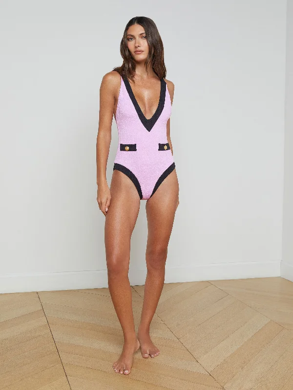 Lisa Plunge One-Piece Swimsuit