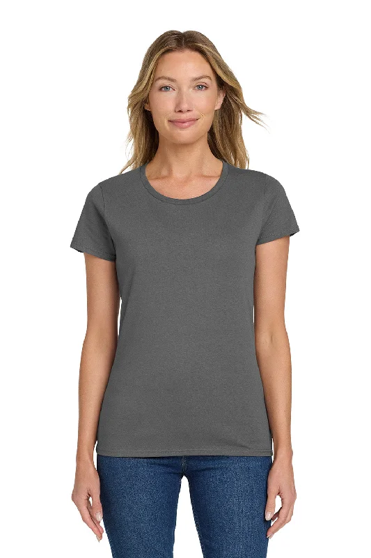 Gildan Womens Short Sleeve Crewneck T-Shirt - Charcoal Grey