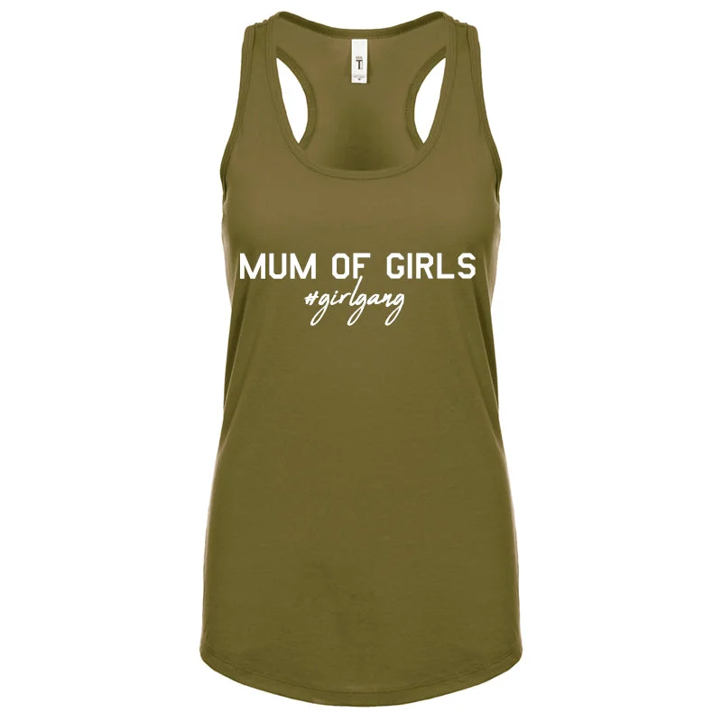 Mum Of Girls #Girlgang Sleeveless Tank