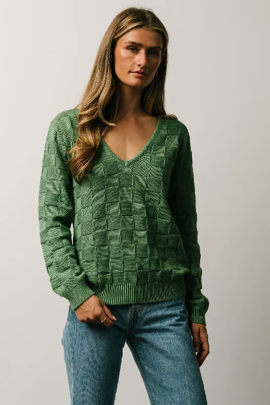 Troy Knit Sweater | Green