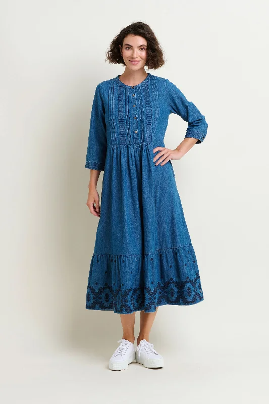 Tamsin Denim Maxi Dress