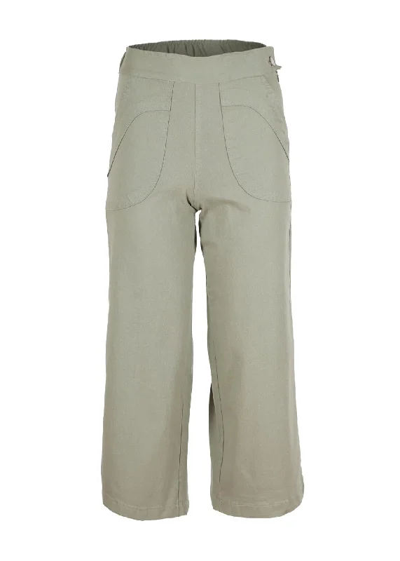 Peggy Canvas Pants Khaki