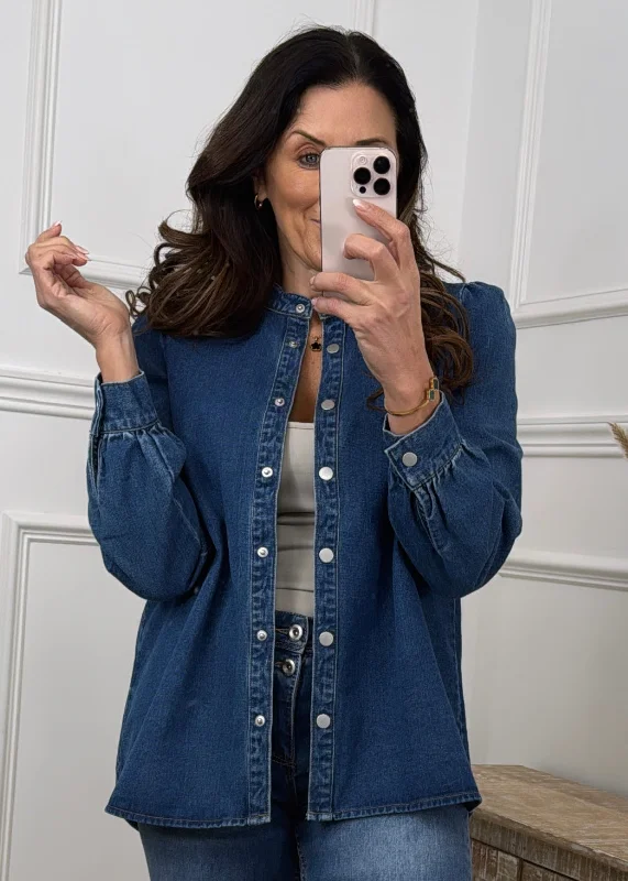 Belle Blue Denim Shirt