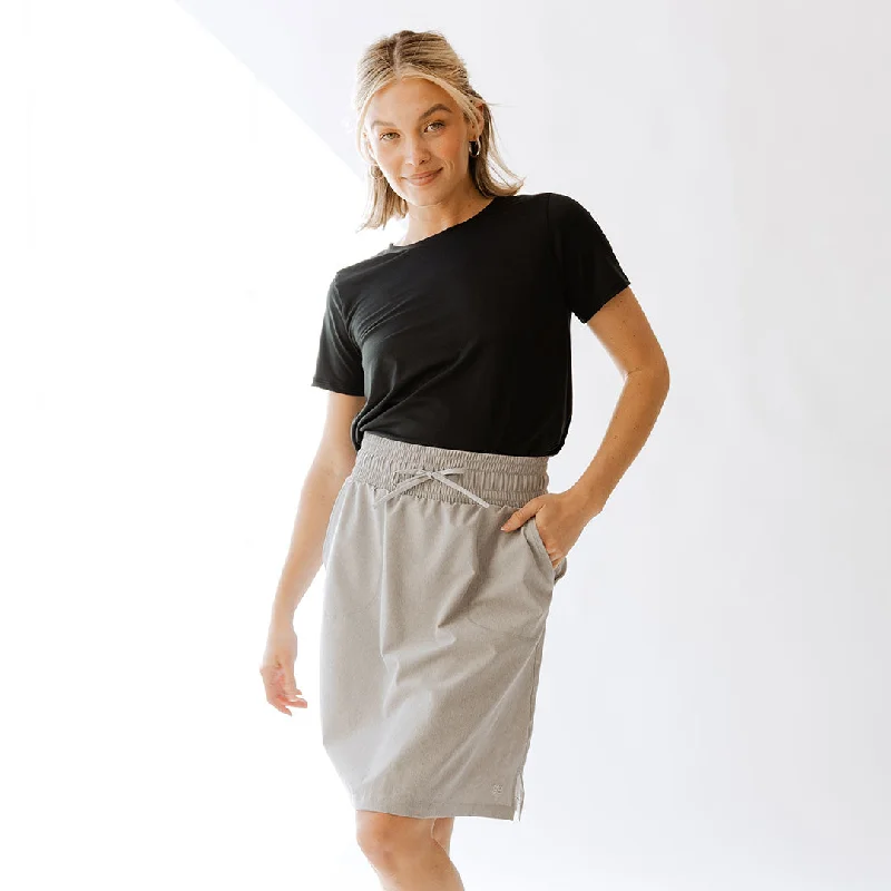 The Away Skirt, Heather Grey