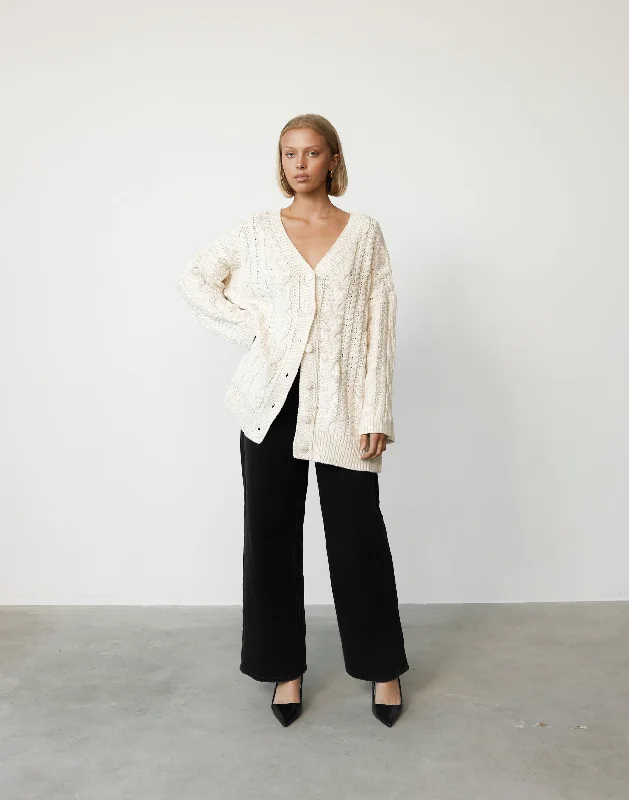 Ashleigh Cardigan (Beige)