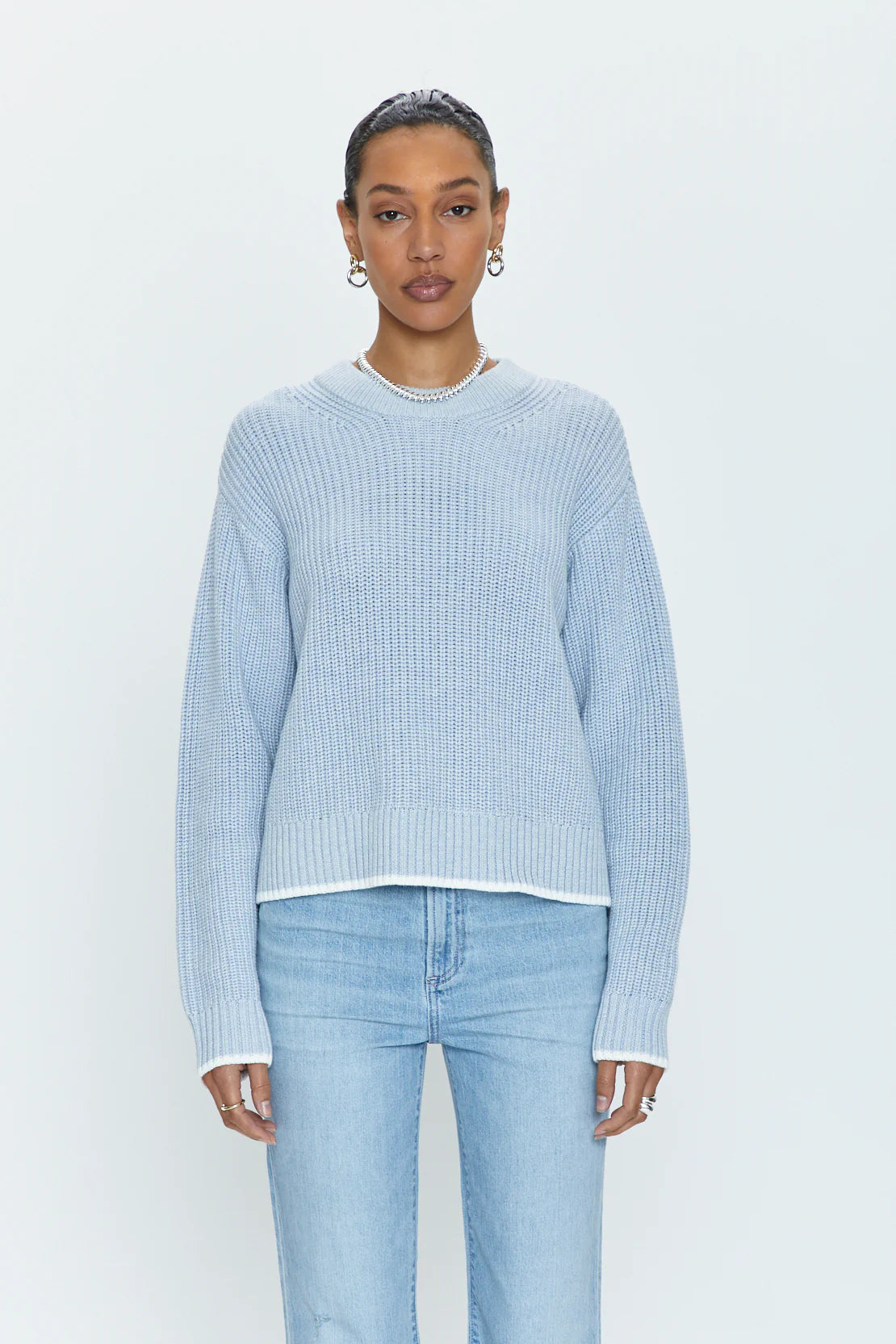 Ren All Day Sweater Light Blue