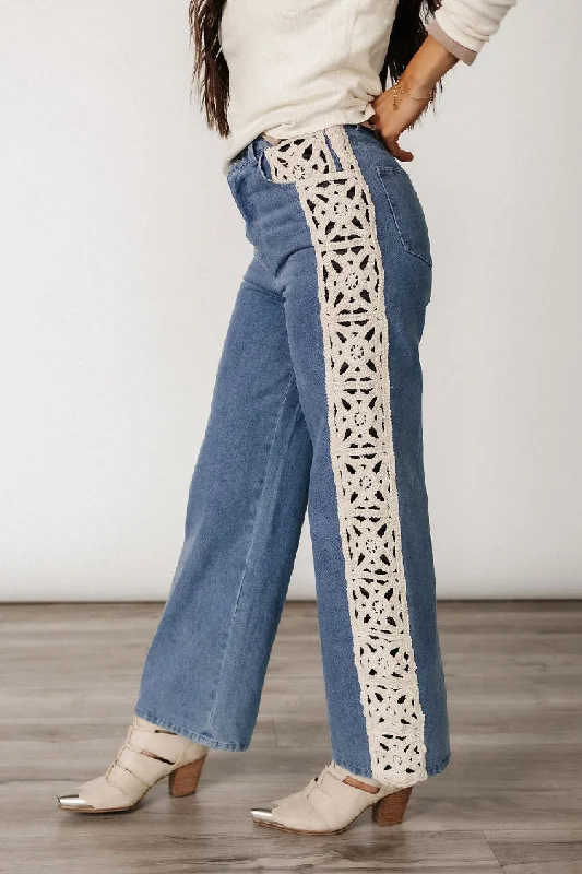 Esther Crochet Jeans