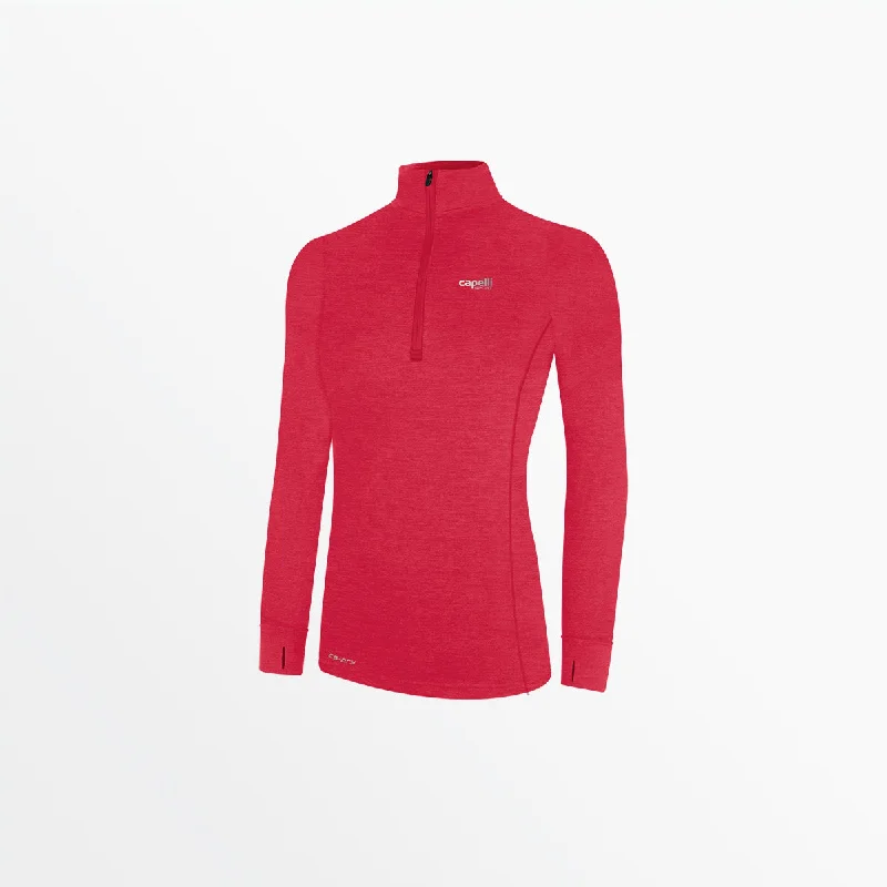 WOMEN'S 1/4 ZIP RUNNING TOP