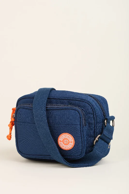 Classic Navy Medium Camera Crossbody Bag