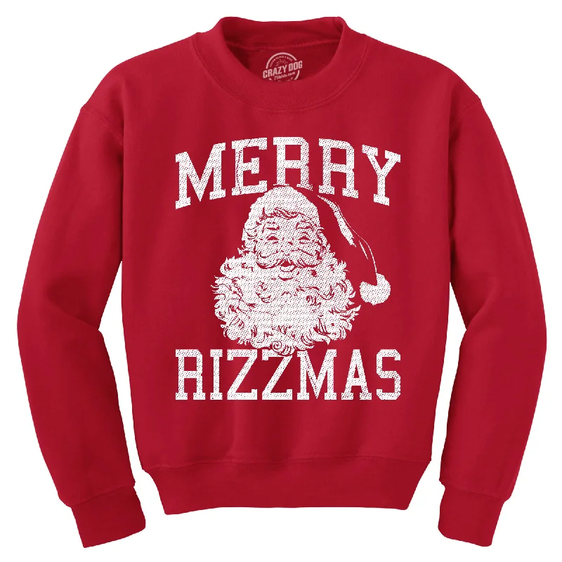 Merry Rizzmas Crew Neck Sweatshirt