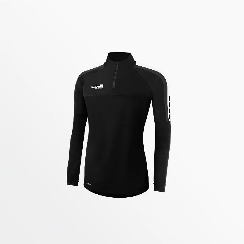 WOMEN'S MADISON PIQUE 1/4 ZIP TOP