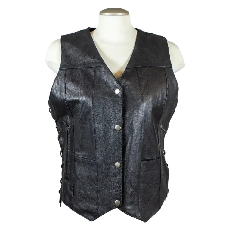 Open Road Women's Leather Gunslinger Vest