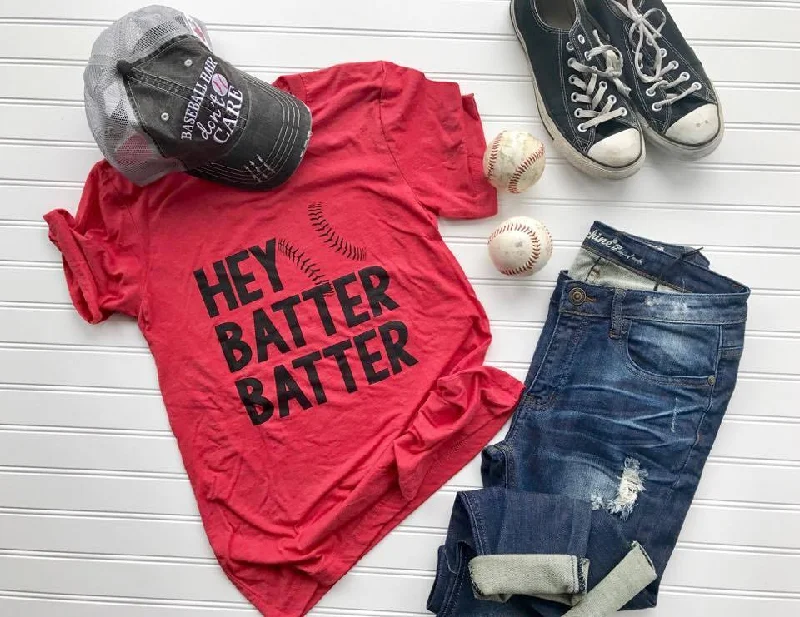 HEY Batter Batter Baseball Tee** - Final Sale