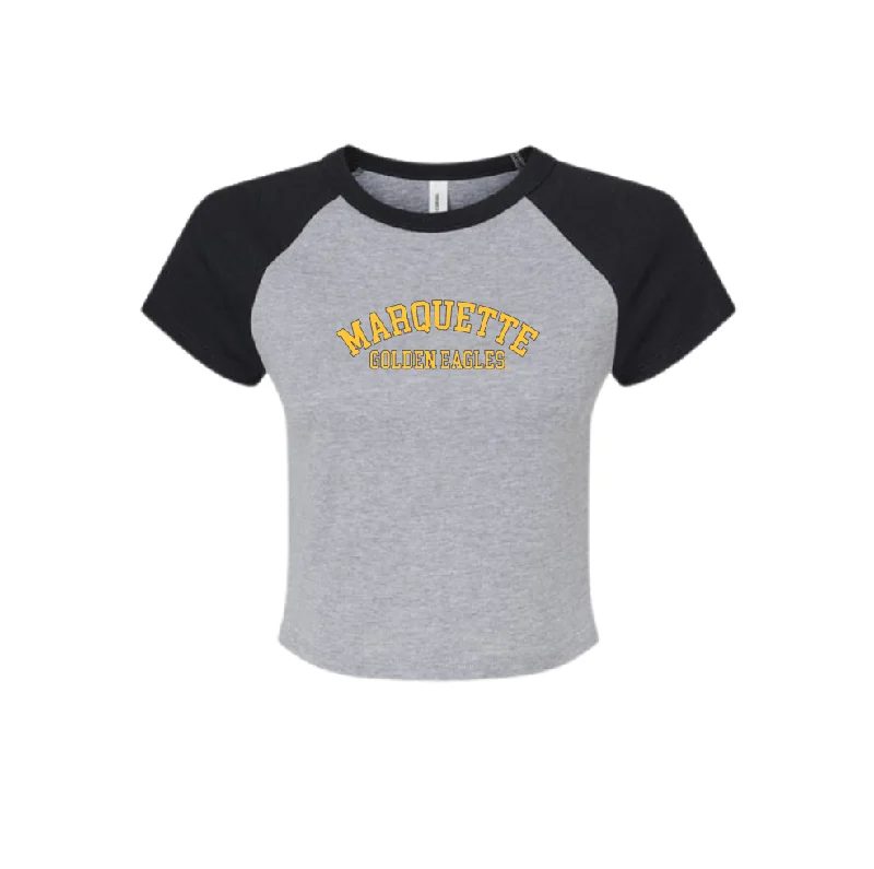 Marquette Crop Dugout Tee