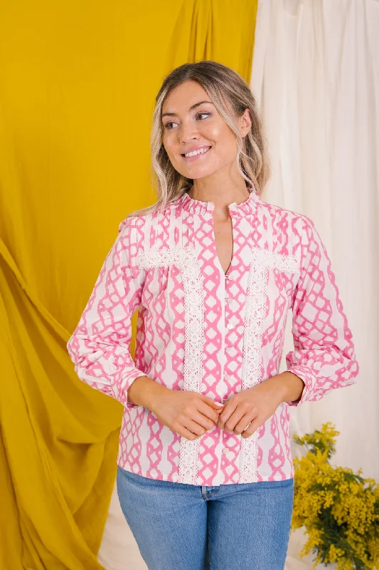 Adele Blouse - Rose