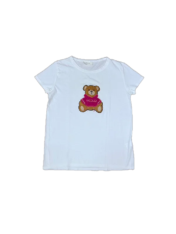 Vicolo bear white t-shirt