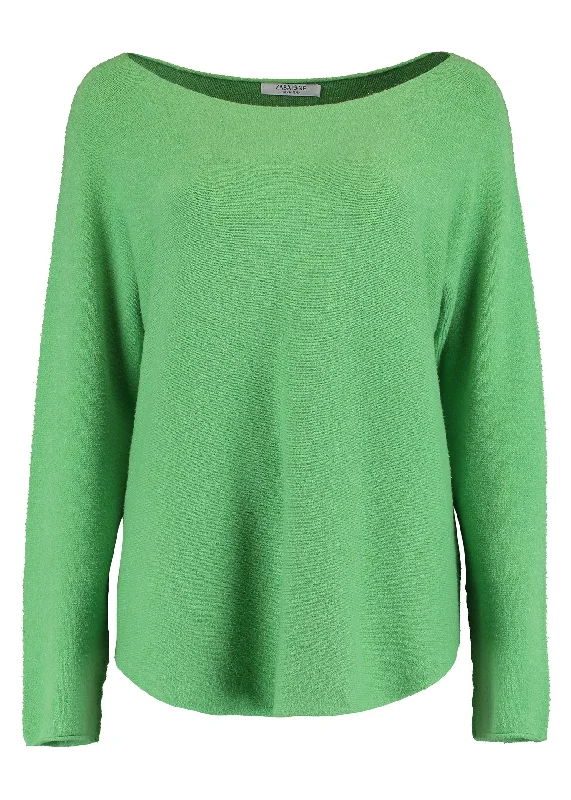 Ina Forest Green Soft Pullover