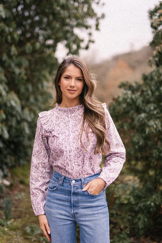 Lolita Lilac Floral Blouse