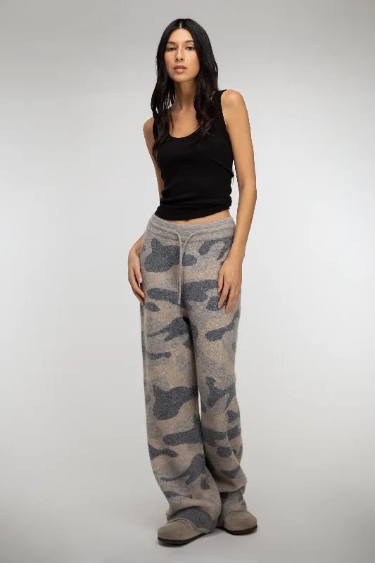 CAMO KNIT PANT