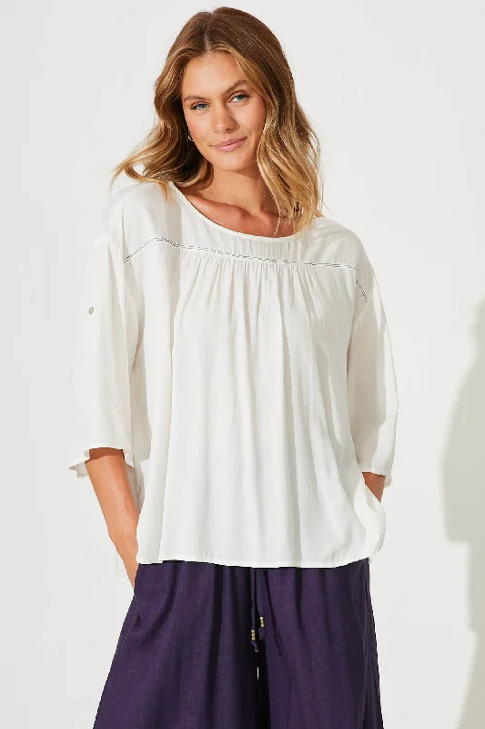 Ramone Top In White