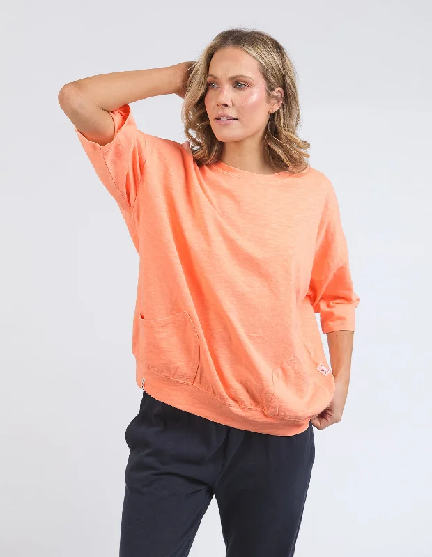 Mazie Sweat Neon Orange