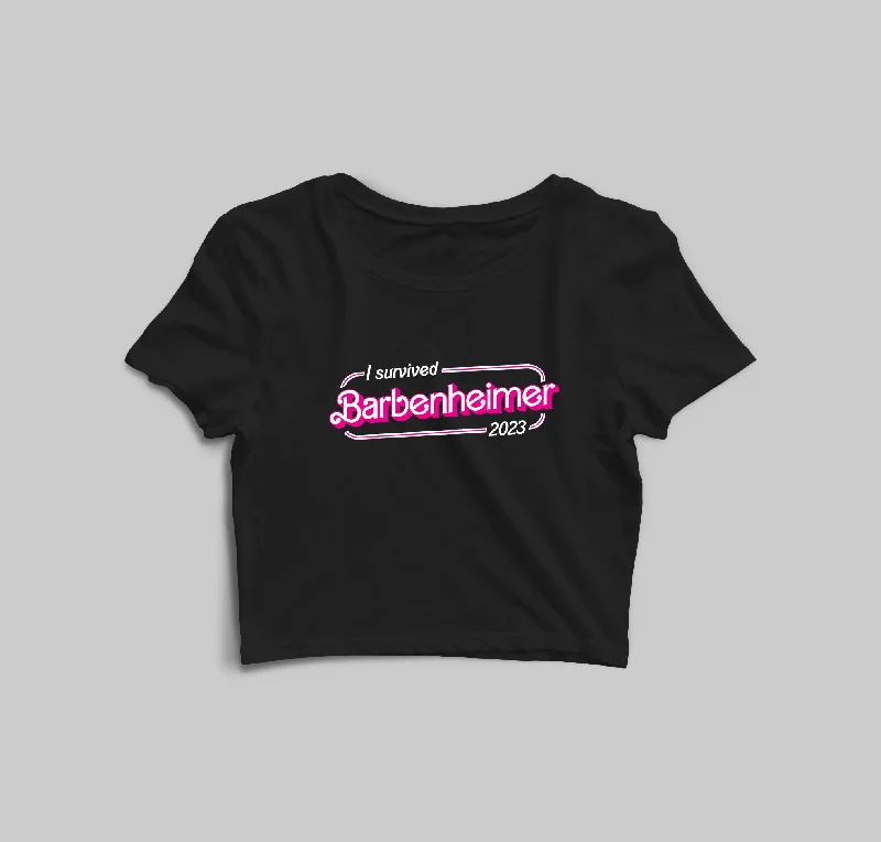 Barbenheimer Crop Top