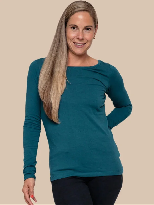 Cotton Long Sleeve | Teal