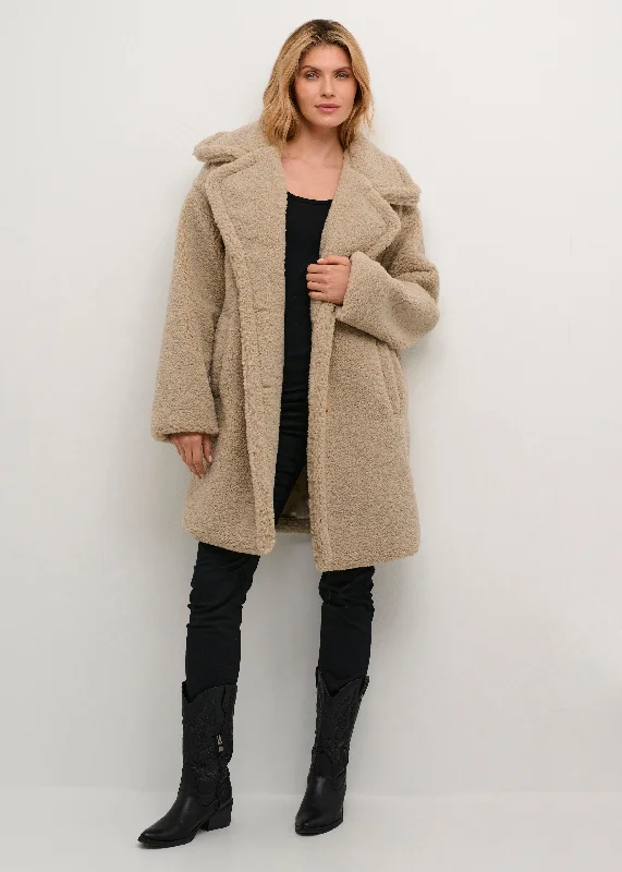 Thyra Coat in Feather Grey