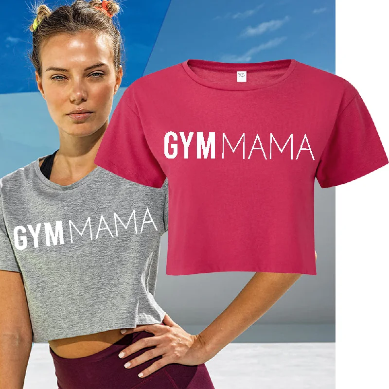 Gym Mama Logo Crop T-Shirt (MRK X)