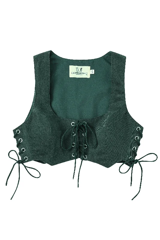 Forest Canvas Crop Corset Top