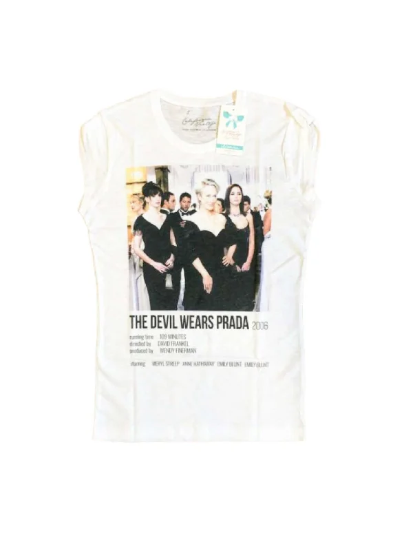 California Vintage the devil wears prada white t-shirt