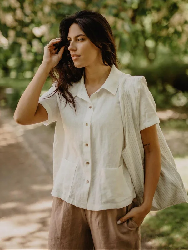 Scarlett Linen Summer Shirt | Multiple Colours