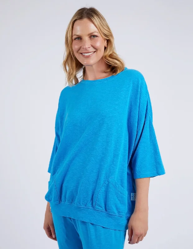 Mazie Sweat Ibiza Blue