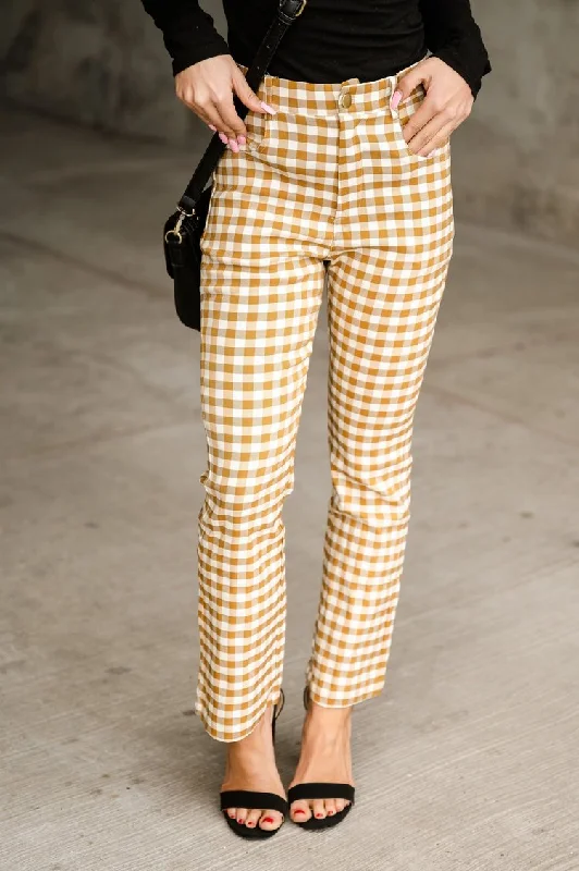 Charlize Checkered Pants