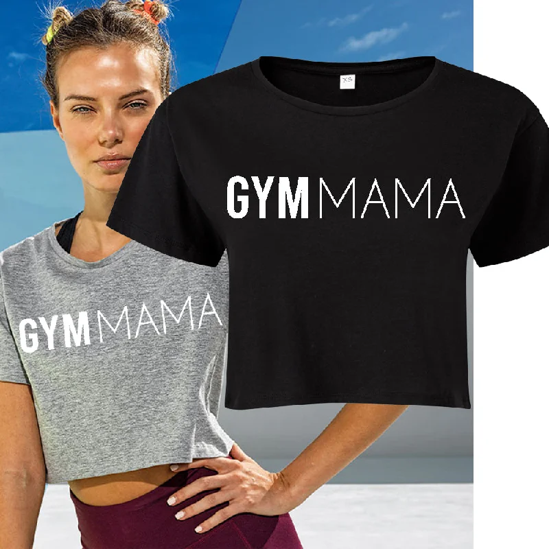 Gym Mama Logo Crop T-Shirt (MRK X)