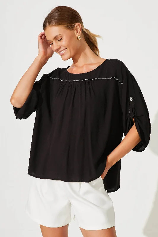 Ramone Top In Black