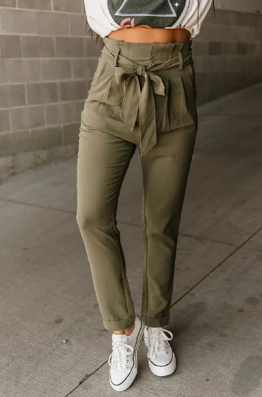 Nicola Pants - Olive