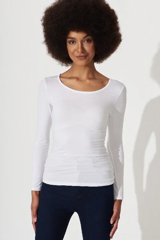 Hypnosis Top In White