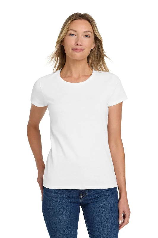 Gildan Womens Short Sleeve Crewneck T-Shirt - White