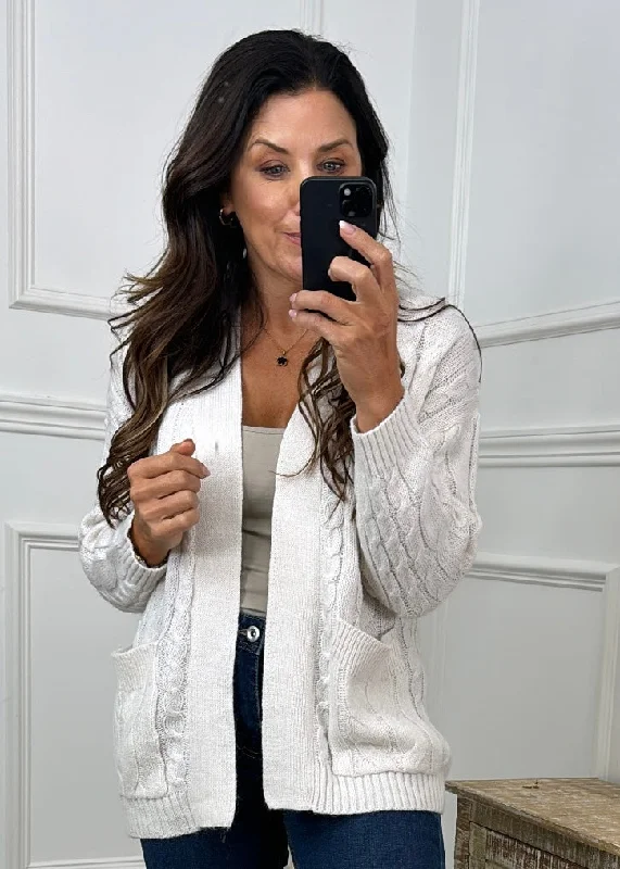 Leeds Pearl Edge To Edge Cardigan