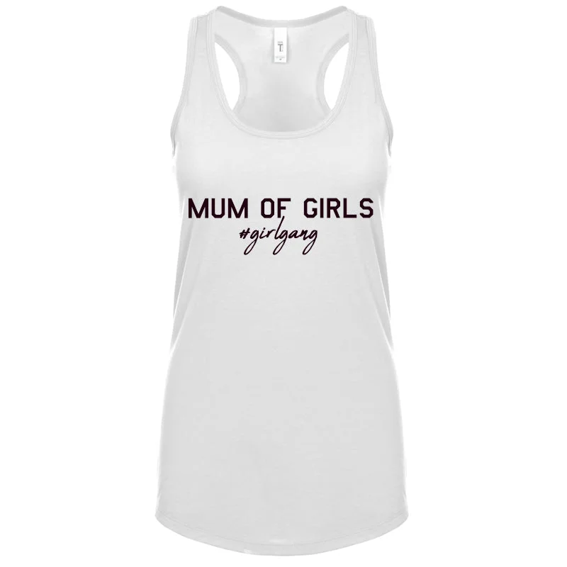 Mum Of Girls #Girlgang Sleeveless Tank