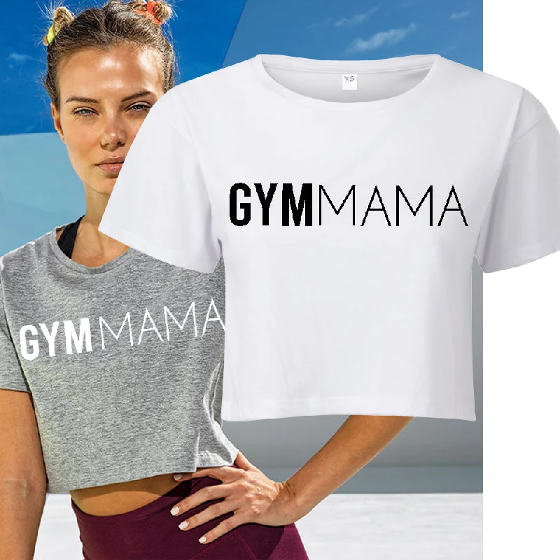 Gym Mama Logo Crop T-Shirt (MRK X)