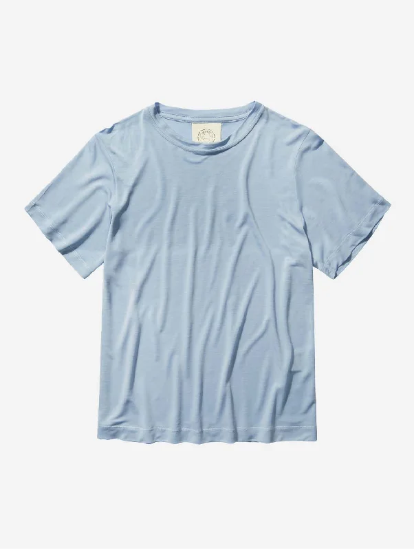 Lightweight Womens' Lyocell T-Shirt | Powder Blue