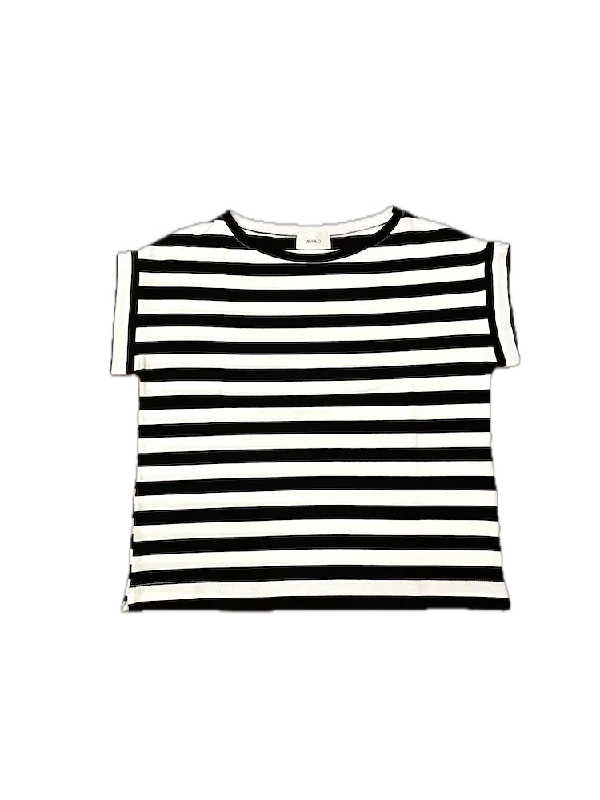 Vicolo black and white line t-shirt