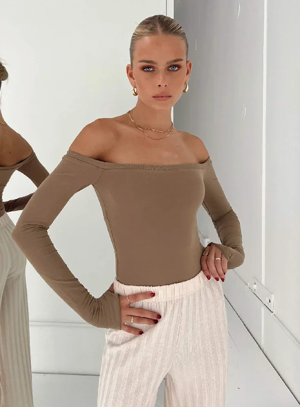 Weaver Off Shoulder Bodysuit