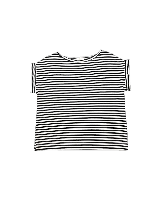 Vicolo black and white line t-shirt