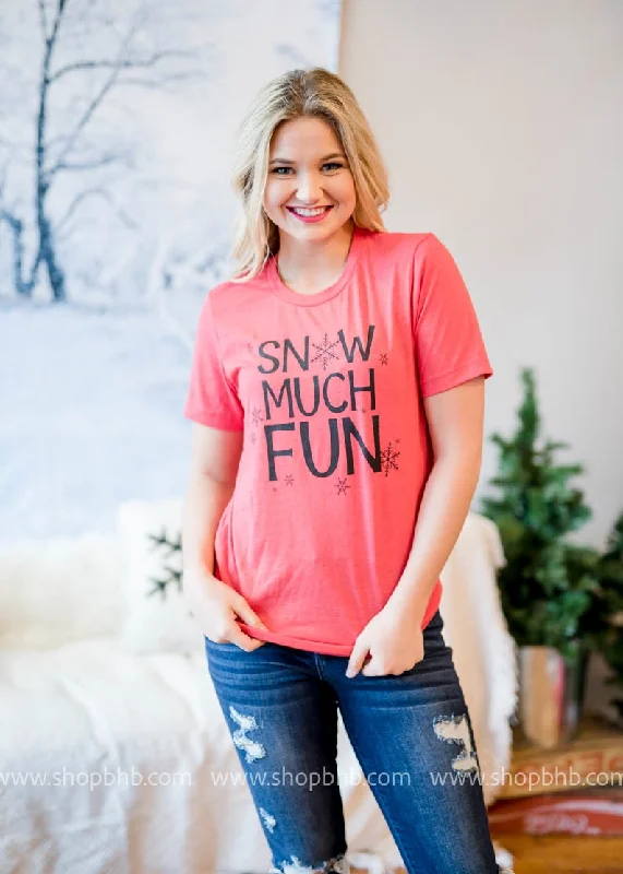 Snow Much Fun Tee** - Final Sale