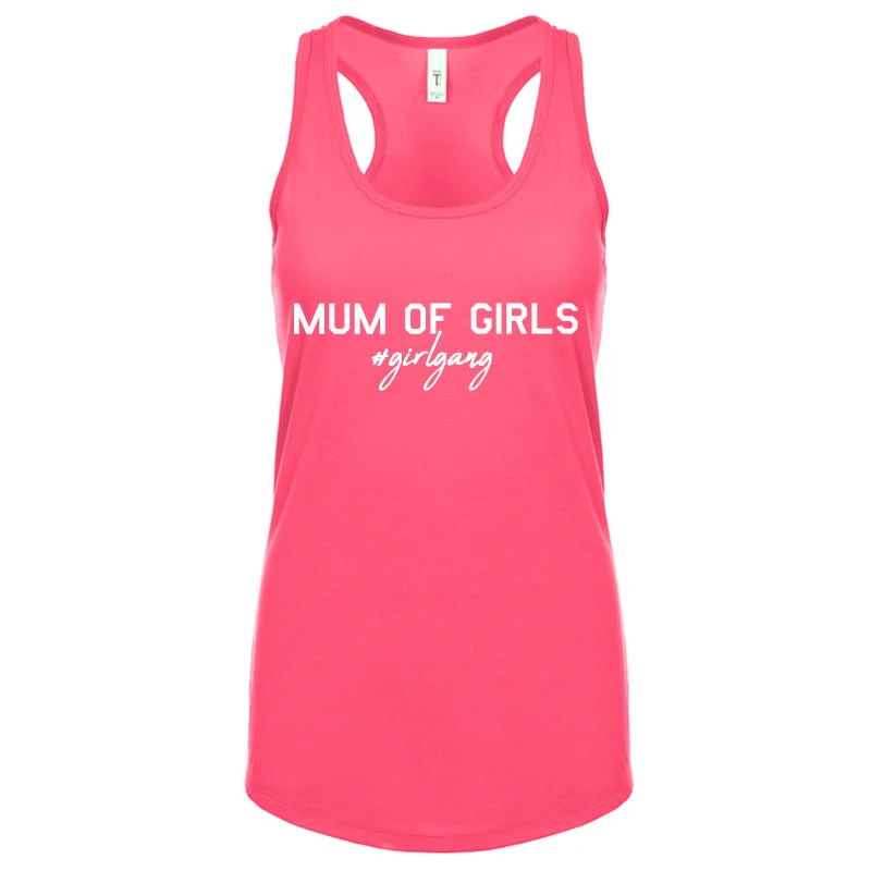 Mum Of Girls #Girlgang Sleeveless Tank